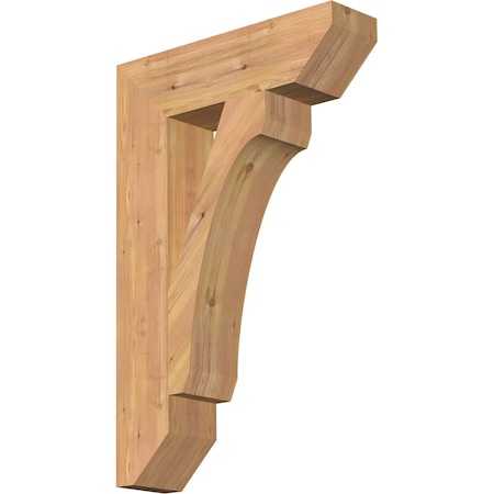 Ekena Millwork Legacy Slat Smooth Bracket, Western Red Cedar, 5 1/2"W x 22"D x 34"H BKT06X22X34LEC06SWR